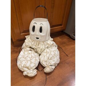 Handcrafted Halloween ghost/halloween bucket outfit vintage bucket